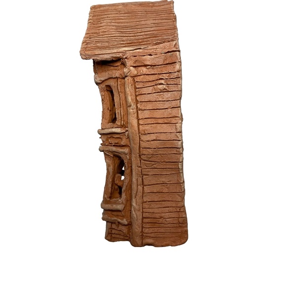 HANDMADE Clay Fairy Garden Sculpted House Ornament Gift - Picture 5 of 8